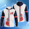 FUNSTUFFPRINT  Guitar -  Full Print  3D Hoodie and Zip Hoodie