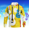 FUNSTUFFPRINT Guitar - Full Print   3D Hoodie and Zip Hoodie