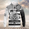 FUNSTUFFPRINT-  Brittany Celtic  3D Hoodie and Zip Hoodie