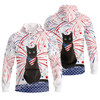 FUNSTUFFPRINT Independence Day Is Coming - Black Cat Full Print 3D Hoodie and Zip Hoodie