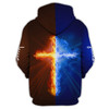 FUNSTUFFPRINT Faith full print   3D Hoodie and Zip Hoodie