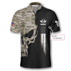 Custom Skull Camouflage Custom Darts Jerseys for Men, Perfect Gift for Dart Team, Personalized Dart Shirt