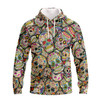 FUNSTUFFPRINT Sugar Skull - Full Print Tad  3D Hoodie and Zip Hoodie
