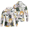 FUNSTUFFPRINT Cat - Full Print HTL  3D Hoodie and Zip Hoodie