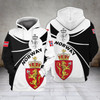 FUNSTUFFPRINT Norway Full Print Tad 3D Hoodie and Zip Hoodie