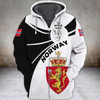 FUNSTUFFPRINT Norway Full Print Tad 3D Hoodie and Zip Hoodie