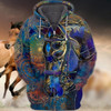 FUNSTUFFPRINT Horse Art Full Print Tad 3D Hoodie and Zip Hoodie