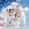 FUNSTUFFPRINT  Eagle American Pride - Independence Day Is Coming 3D Hoodie and Zip Hoodie
