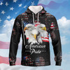 FUNSTUFFPRINT Eagle American Pride - Independence Day Is Coming  3D Hoodie and Zip Hoodie