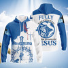 FUNSTUFFPRINT Jesus - Full Print  3D Hoodie and Zip Hoodie