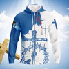 FUNSTUFFPRINT Jesus - Full Print  3D Hoodie and Zip Hoodie