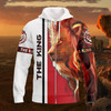 FUNSTUFFPRINT The King Full Print 3D Hoodie and Zip Hoodie