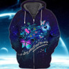 FUNSTUFFPRINT Butterfly  Full Print - TD96  3D Hoodie and Zip Hoodie