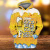 FUNSTUFFPRINT Beer Full Print - TD96  3D Hoodie and Zip Hoodie