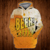 FUNSTUFFPRINT Beer Full Print - TD96   3D Hoodie and Zip Hoodie