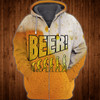 FUNSTUFFPRINT Beer Full Print - TD96   3D Hoodie and Zip Hoodie