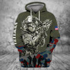 FUNSTUFFPRINT Veteran Full Print 3D Hoodie and Zip Hoodie