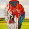 FUNSTUFFPRINT Farmer  3D Hoodie and Zip Hoodie