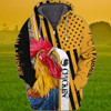 FUNSTUFFPRINT Farmer Q2 Full Print  3D Hoodie and Zip Hoodie