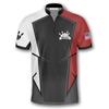 Custom 3D All Over Print Best Strike Custom Bowling Jerseys for Men, White and Red Bowling Shirt, Strike Bowling Shirt
