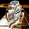 FUNSTUFFPRINT Rock'n'Roll Guitar Full Print  3D Hoodie and Zip Hoodie