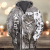 FUNSTUFFPRINT Love Cats Maine Coon  3D Hoodie and Zip Hoodie