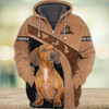 FUNSTUFFPRINT Dachshund Love   3D Hoodie and Zip Hoodie