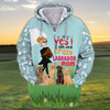 FUNSTUFFPRINT  I'm The Crazy Labrador Mom 3D Shirt For Labrador Retriever Dog Lovers  3D Hoodie and Zip Hoodie