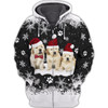 FUNSTUFFPRINT Puppy Golden Retriever   3D Hoodie and Zip Hoodie