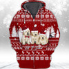 FUNSTUFFPRINT Puppy Golden REtriever  3D Hoodie and Zip Hoodie