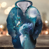FUNSTUFFPRINT- Butterfly Cats 3D Shirts Design  3D Hoodie and Zip Hoodie