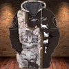 FUNSTUFFPRINT Kittens Pink Love Cats  3D Hoodie and Zip Hoodie