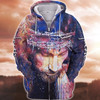 FUNSTUFFPRINT Jesus Faith Hope Love  3D Hoodie and Zip Hoodie
