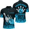 Custom Bowling Shirt For men custom Quarter Zip Bowling Jersey 3D Bowling Multi Color Team Shirt For men