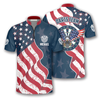 Custom 3D All Over Print Eagle Waving Flag Custom Darts Jerseys for Men, Flag American Dart Shirt
