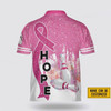 Custom Personalized Breast Cancer Hope Bowling Jersey Shirt – Perfect Gift for Bowling Fans