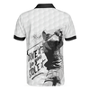 Drive It Like You Stole It Golf Polo Shirt, Short Sleeve Black And White Golf Shirt For Men, Golf Gift For Men, Best Gift Ideas For Men Golfers