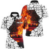 Custom Billiard Crack Balls Fire Customized Name, Team Name 3D Polo Shirt For Men, Billiards Shirt