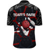 Custom Bowling Quarter-Zip Shirt For Men Camo Bowling Jersey 1/4 Zip Bowling Team League Shirts