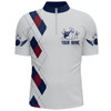 Custom I Don't Give A Split Bowling Quarter-Zip Shirt Men Custom American Bowling Jersey