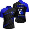 Custom Funny Bowling Shirt for Men Multi Color Custom Bowling Jersey Quarter-Zip 2 Fingers And A Thumb