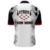 Custom Personalized Bowling Quarter-Zip Shirt for Men Strike Bowling Jersey Team White Bowling Shirt