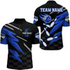 Custom Bowling Quarter-Zip Shirt For Men Custom Bowling Jersey Team League Bowling Shirts, Multi Color Bowling Jersey