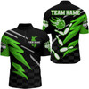 Custom Bowling Quarter-Zip Shirt For Men Custom Bowling Jersey Team League Bowling Shirts, Multi Color Bowling Jersey