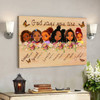 Christian Canvas Wall Art - Scripture Wall Decor - God Say You Are Baby Girl Canvas Poster - Ciaocustom