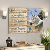 God Jesus Landscape Canvas Prints - God Wall Art - God Didn't Promise Days Without Pain - Ciaocustom