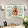 God Canvas Prints - Jesus Canvas Art - I Can Only Imagine Song Lyrics Wall Art Canvas - Christian Wall Art - Ciaocustom