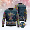 FUNSTUFFPRINT Minnesota Blue Mandala Ugly Christmas Sweater, Christmas Sweater, Ugly Sweater, Funny Xmas Sweaters Ugly  Sweater