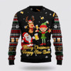 FUNSTUFFPRINT Santa Claus Sweater, Santa Claus Happy Ugly Sweater, Funny Santa Sweaters, Santa Claus Outfit History Ugly  Sweater