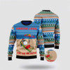 FUNSTUFFPRINT Santa Claus Sweater, Santa Claus Holiday Ugly Christmas Sweater, Santa Claus Outfit History Ugly  Sweater